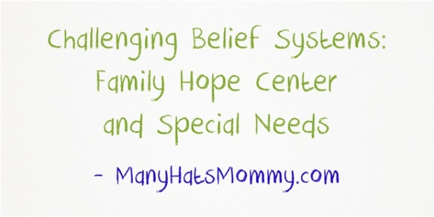 Why are we afraid to consider new options for our special needs kids? via ManyHatsMommy.com